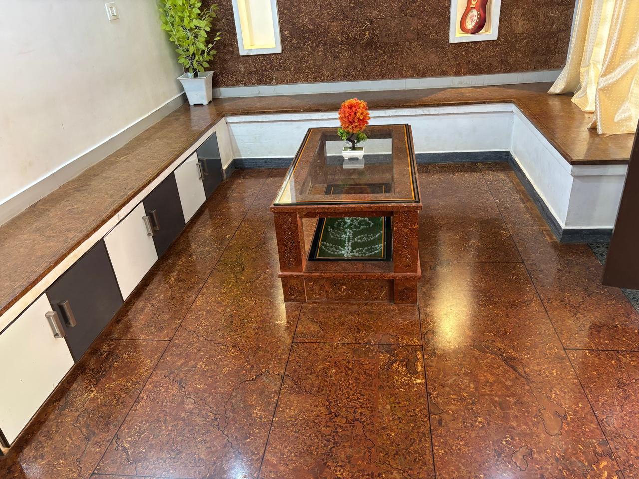 Residential project using laterite blocks